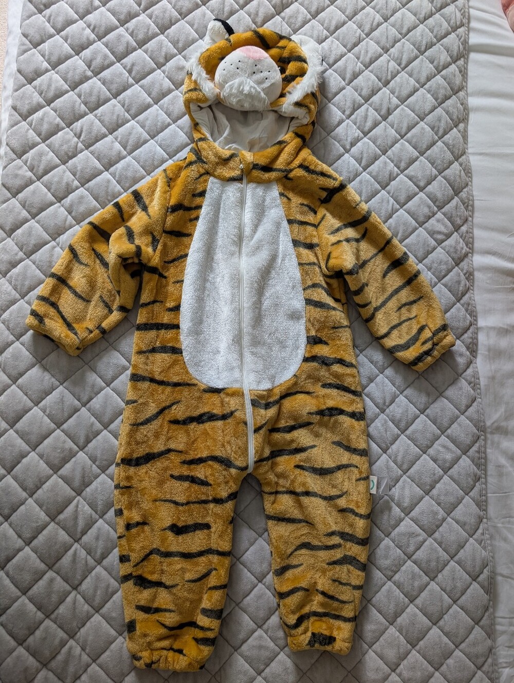Toddler Little Kids Tiger Halloween Costume